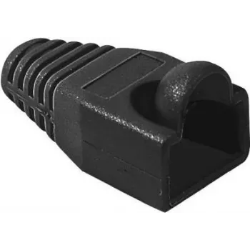 EXERTIS CONNECT RJ45 ochrana proti zlomeniu pre okrúhly kábel, čierna, balenie 10 ks 253166