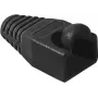 EXERTIS CONNECT RJ45 ochrana proti zlomeniu pre okrúhly kábel, čierna, balenie 10 ks 253166