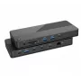EXERTIS CONNECT KVM switch s dokovacou stanicou, HDMI 4K Ultra HD, LAN, 4-portový USB hub, audio, čítačka kariet (061110)