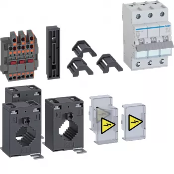HAGER ZY2505LM sada prúdových transformátorov 250/5 A, trieda 1, 2,5 VA