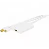 EXERTIS CONNECT Mini DisplayPort 1.1 na HDMI konvertor s USB audio, DP konektor samec + USB konektor samec na HDMI konektor samica, čierny 127406