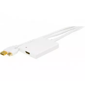 EXERTIS CONNECT Mini DisplayPort 1.1 na HDMI konvertor s USB audio, DP konektor samec + USB konektor samec na HDMI konektor samica, čierny 127406