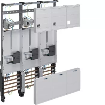 HAGER kompletný rozvádzač 3-bodový univerzálny Hessen 1050 mm 3-pole ZL34C4N