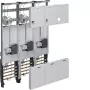 HAGER kompletný rozvádzač 3-bodový univerzálny Hessen 1050 mm 3-pole ZL34C4N