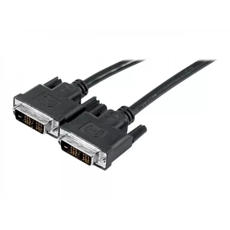EXERTIS CONNECT DVI-D Single Link monitorový kábel, samec na samca, 18+1 pin, 1,0 m, čierny 127471