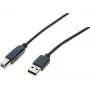 Exertis Connect 532408 USB 2.0 kábel, USB-A na USB-B, 1,8 m, sivý
