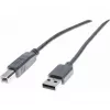 Exertis Connect 532408 USB 2.0 kábel, USB-A na USB-B, 1,8 m, sivý