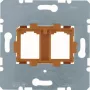 HAGER WDF4716P Nosná doska oranžová Modular Jack montáž (WDF4716P)