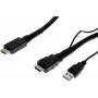 Exertis Connect High Speed HDMI kábel s Ethernetom, 4K 60Hz, aktívne zosilnenie, 10m, čierny 128944