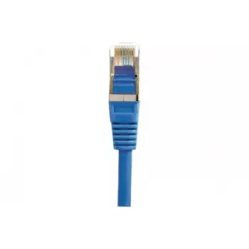 Exertis Connect 842104 Prepojovací kábel Cat.6 F/UTP, 1 m, modrý, Slim Bend Protection