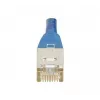 Exertis Connect 842104 Prepojovací kábel Cat.6 F/UTP, 1 m, modrý, Slim Bend Protection