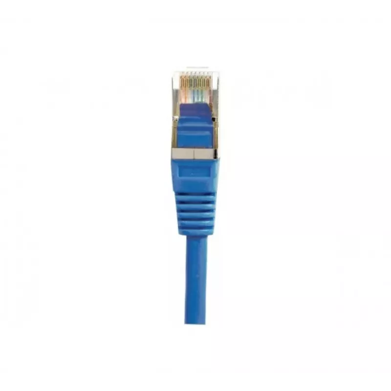 Exertis Connect 842104 Prepojovací kábel Cat.6 F/UTP, 1 m, modrý, Slim Bend Protection