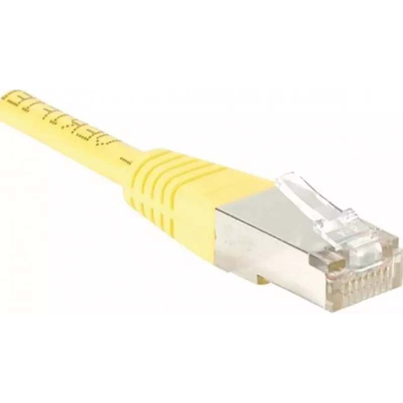 Exertis Connect 847131 Cat5e F/UTP sieťový kábel, 5 m, žltý