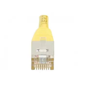 EXERTIS CONNECT Cat.6 F/UTP patch kábel, 1 m, žltý, Slim Snagless Boot 842101