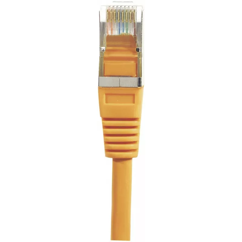 EXERTIS CONNECT Cat6 F/UTP patch kábel, oranžový, 3,0 m, Slim Snagless Boot 234130