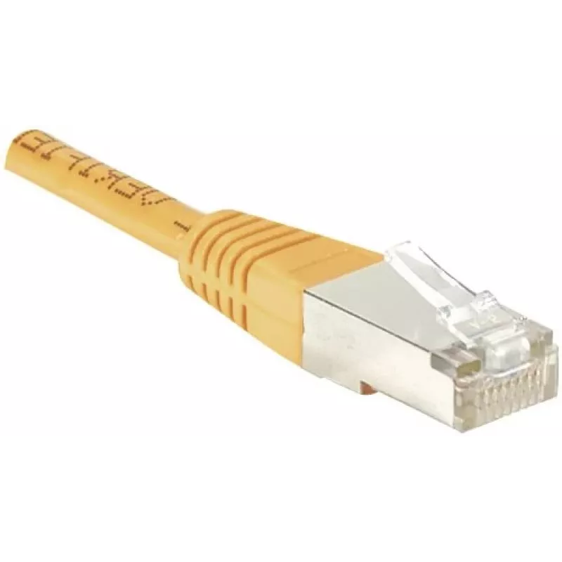 EXERTIS CONNECT Cat6 F/UTP patch kábel, oranžový, 3,0 m, Slim Snagless Boot 234130