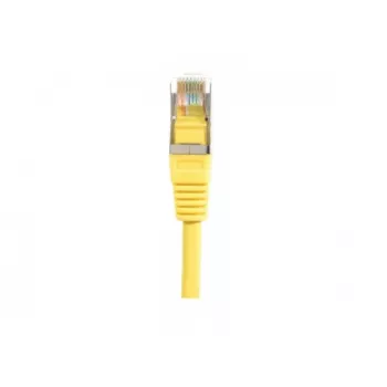 EXERTIS CONNECT Cat.5e F/UTP sieťový patch kábel, RJ45, žltý, 1,0 m 847151