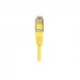 EXERTIS CONNECT Cat.5e F/UTP sieťový patch kábel, RJ45, žltý, 1,0 m 847151