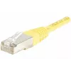 Exertis Connect 842301 Prepojovací kábel Cat.6 F/UTP, 3 m, žltý, Slim Bend Protection