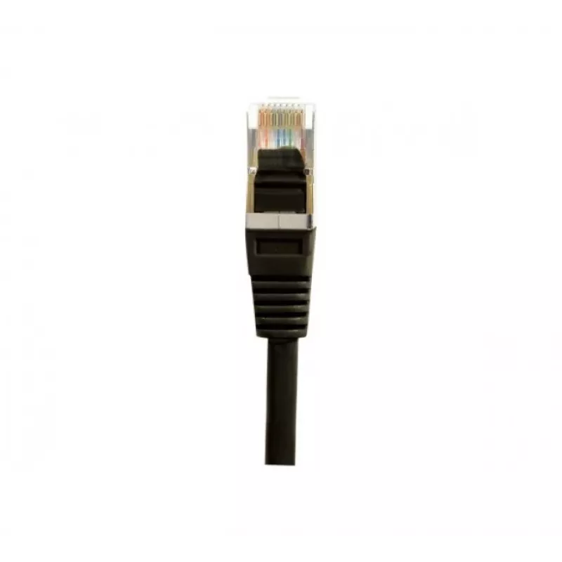 EXERTIS CONNECT Cat.5e F/UTP patch kábel, RJ45, čierny, 1,0 m 847156