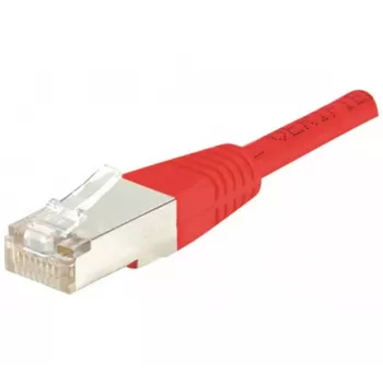 EXERTIS CONNECT Cat.5e F/UTP patch kábel, RJ45, červený, 0,5 m 847163