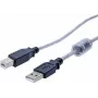EXERTIS CONNECT USB 2.0 kábel, USB-A konektor samec na USB-B konektor samec, 2,0 m, čierny 532535