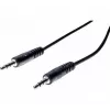 EXERTIS CONNECT 5m 3,5mm stereo audio kábel konektor samec na konektor samec, čierny 108567