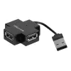 Exertis Connect 021111 USB 2.0 hub - 4-portový, čierny