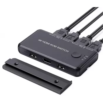 Exertis Connect Mini KVM prepínač, 2 porty, HDMI / USB (060182)