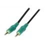 TECLINE audio kábel, 3,5 mm stereo jack konektor samec na konektor samec, 5,0 m, čierny 108897