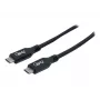 Exertis Connect USB4 USB-C na USB-C kábel 80cm 8K 100W čierna 532600