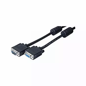 EXERTIS CONNECT SVGA monitorový kábel, 15-pólový HD D-Sub konektor samec na konektor samica, 2,0 m, čierny 119800