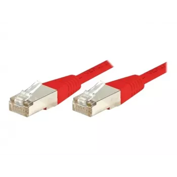 EXERTIS CONNECT Cat.6 F/UTP patch kábel, červený, 7,0 m, Slim Snagless 243570
