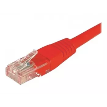 EXERTIS CONNECT Cat.6 U/UTP patch kábel, červený, 3,0 m, RJ45, ochrana západky 243730