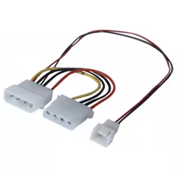 EXERTIS CONNECT Molex na 3-Pin napájací adaptérový kábel ventilátora 15cm (EXC146851)