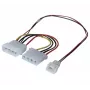 EXERTIS CONNECT Molex na 3-Pin napájací adaptérový kábel ventilátora 15cm (EXC146851)