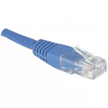 EXERTIS CONNECT CAT.6 U/UTP patch kábel, 1,5 m, modrý, RJ45, ochrana západky 246740