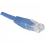 EXERTIS CONNECT CAT.6 U/UTP patch kábel, 1,5 m, modrý, RJ45, ochrana západky 246740