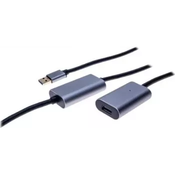EXERTIS CONNECT aktívny USB 3.0 predlžovací kábel 10m, USB-A konektor samec na USB-A konektor samica, 5Gbps, čierna 149264
