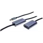 EXERTIS CONNECT aktívny USB 3.0 predlžovací kábel 10m, USB-A konektor samec na USB-A konektor samica, 5Gbps, čierna 149264