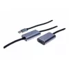 EXERTIS CONNECT aktívny USB 3.0 predlžovací kábel 10m, USB-A konektor samec na USB-A konektor samica, 5Gbps, čierna 149264
