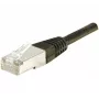 EXERTIS CONNECT Cat.6 F/UTP patch kábel, 25 m, čierny, RJ45, Slim Snagless Boot 234290