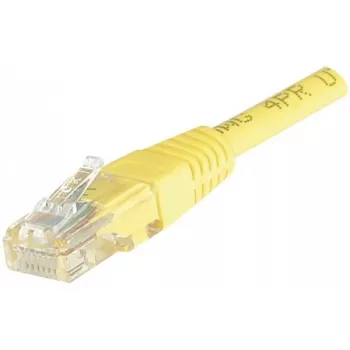 EXERTIS CONNECT Cat6 U/UTP patch kábel, RJ45, žltý, 1,5 m, Snagless EXC245740