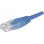 EXERTIS CONNECT CAT.6 U/UTP neekranovaný medený patch kábel, modrá, 15,0 m, RJ45 s ochranou jazýčka 246761