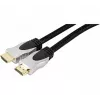 EXERTIS CONNECT High-Speed-HDMI kábel s Ethernetom, pozlátený, pletený plášť, 3,0 m, čierny 127911
