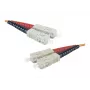 Exertis Connect SC/UPC na SC/UPC multimode duplex LWL patch kábel, OM2 50/125µm, LSZH, 1m, oranžový 392691