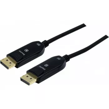 EXERTIS CONNECT DisplayPort 1.4 hybridný optický kábel, 8K, DisplayPort konektor samec na DisplayPort konektor samec, 50 m (128069)