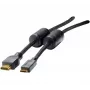 EXERTIS CONNECT Mini-HDMI kábel, High-Speed-HDMI, pozlátený, HDMI Type-A konektor samec na Mini-HDMI Type-C konektor samec, 3,0 m 128280