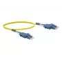 Exertis Connect LC/UPC na LC/UPC Single-Mode OS2 duplex LWL patch kábel, 5m, LSZH, Uniboot, žltý 392934