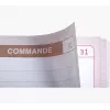 LE DAUPHIN Manifold Commandes A4 objednávkové formuláre s prekopírovaním, 2-dielne, samoprepisovacie, 297 x 210 mm, 50 sád na blok 1272D